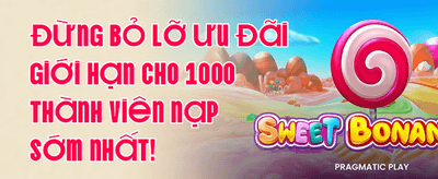 Khuyến Mãi Chào Mừng Tân Thủ 100% promotion banner